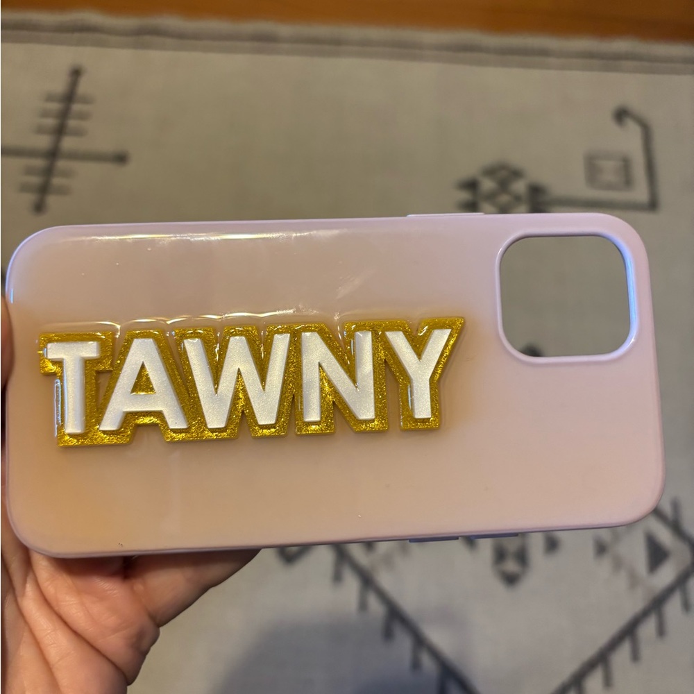 iPhone 12 Pro BaubleBar Lavender and Gold “Tawny” Phone Case